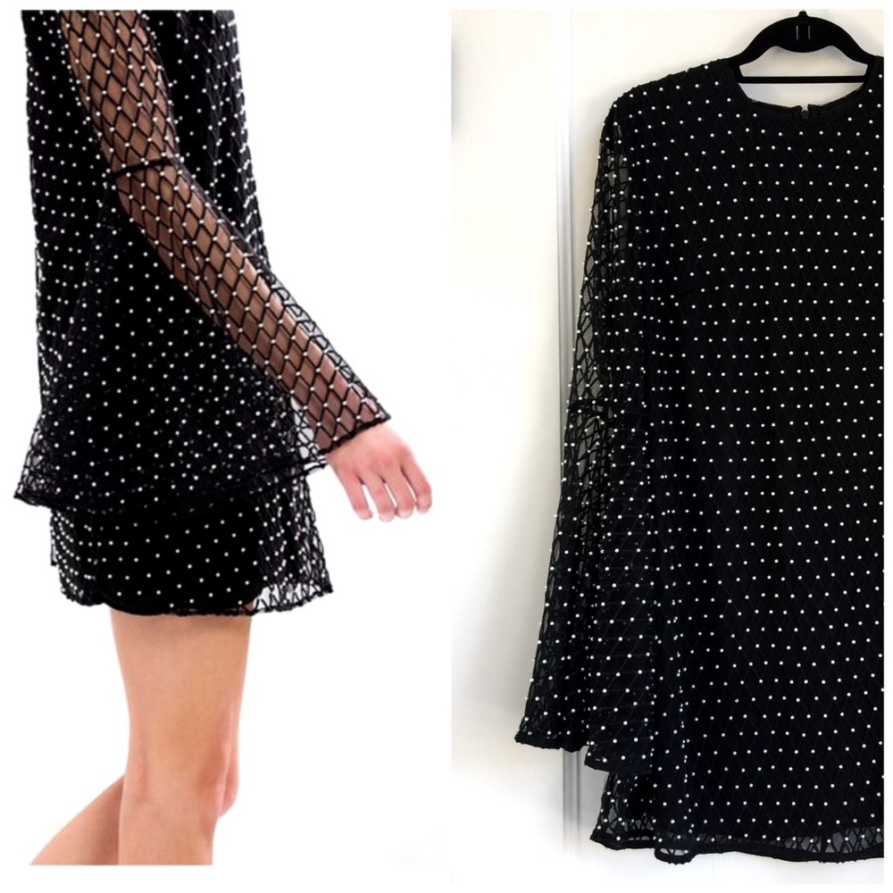 Camilla and Marc Pearl Encrusted Dress